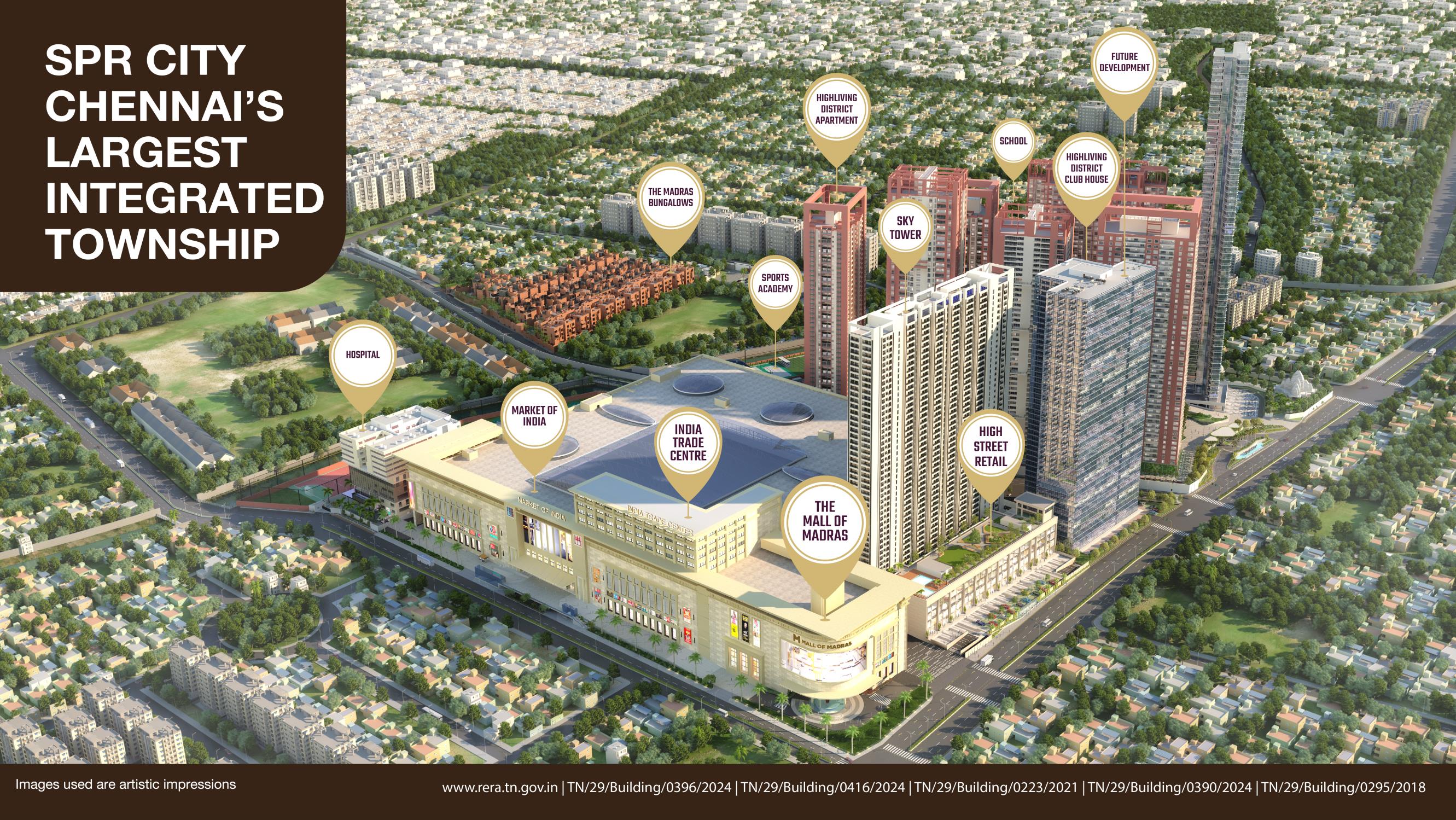 SAFE managed dormitory building exterior, G+4 facility